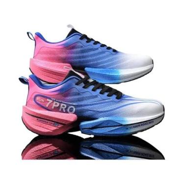 Imagem de Tênis De Corrida Masculino Com Placa De Carbono Leve Em Malha Antiderr