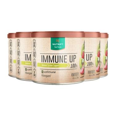 Imagem de Kit 5 Immune Up Wellmune Kiwi Berry Nutrify 200g