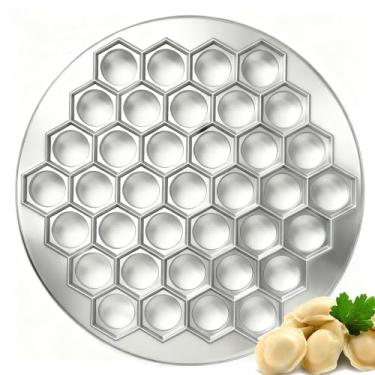 Imagem de Máquina de fazer ravioli russo molde de bolinhos pelmeni molde de metal pelmeni siberiano máquina de fazer bolinhos de carne cortador de ravioli ferramenta de cozinha versátil para bolinhos, ravioli