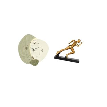 Imagem de Fenteer Relógio de Parede Moderno, Estatueta, Arte Abstrata, Escultura, Desenho Animado, Relógio Pendurado, Entrada, Mesa, Decoração de Casa, Quarto