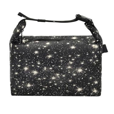 Imagem de STAYTOP Lancheira de fundo Spark Star com fivela de alça, lancheira isolada para meninos e meninas, lancheira térmica para trabalho escolar