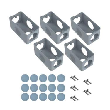 Imagem de Kit Condulete 5 Entradas 3/4 Polegadas PVC Anti-Chama 5 Unidades (Cinza)