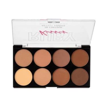 Imagem de Paleta De Contorno Em Pó RK By Kiss 3D - Light Medium - Ruby Kisses