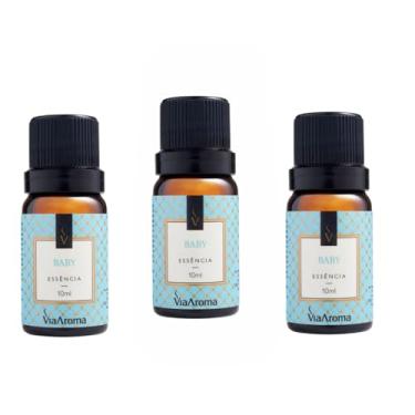 Imagem de Essência Baby 10ml Via Aroma, Kit 3 Unidades