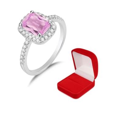 Imagem de Anel De Formatura Feminino Pedras Cursos Variados Presente (Rosa, 26)