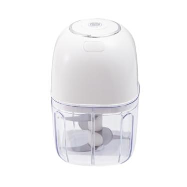 Imagem de Processador de alimentos elétrico de alta potência, cortador portátil de vegetais, alho, cebola, processador sem fio para gengibre, pimenta, frutas, carne, etc. para cortar, picar e purê