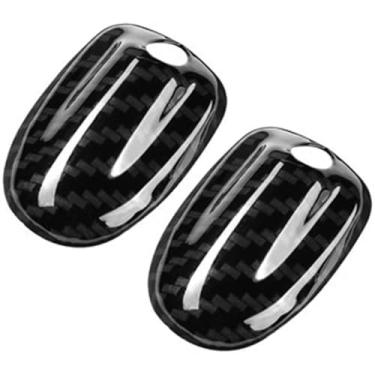 Imagem de QCBQBI [Substituição] Tampa do bocal do limpador de carro para BMW para MINI para Cooper S para Countryman para Clubman F54 F55 F56 F57 F60 (fibra de carbono