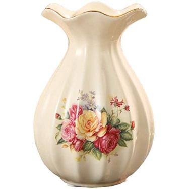 Imagem de Vaso de mesa de sala de cozinha, centro de mesa, quarto, escritório, hotel, centros de mesa, casa, cerâmica, material de flor, flor