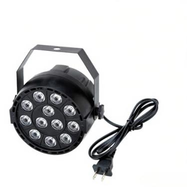 Imagem de Luz PAR de Palco LED DMX512 8 Canais Profissional Strobe para Festa Disco Show 15W Alta Brilho Controle Automático Mestre Escravo Clube DJ em Casa Sal