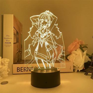 Imagem de Luz noturna LED 3D Plants vs Zombies Yelans que muda de cor