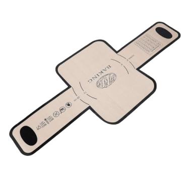 Imagem de ZJchao Forro de Silicone para Pão e Pão, Ferramenta de Transferência de Massa Antiaderente Reutilizável para Assar Com Alças Longas e Largas e Suporte Antiderrapante (0,4 mm/0,02 pol. de espessura)