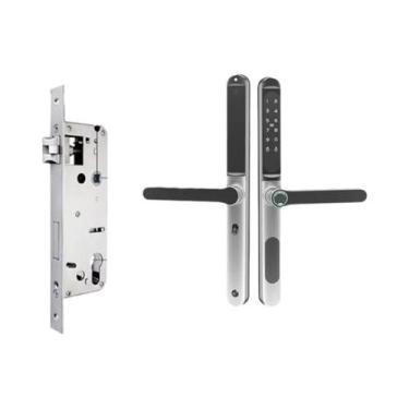 Imagem de Fechadura Inteligente Slim À Prova d'Água Para Porta Deslizante 2.8CM 