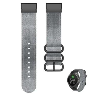 Imagem de KAPPDE Pulseira de relógio de nylon de liberação rápida de 22 de 26 mm para relógio inteligente Garmin Fenix 6X 6 Pro Fenix 7X Fenix 7 Fenix 5X 5 3 3HR 935 945 EPIX (G, para Approach S60 S62)