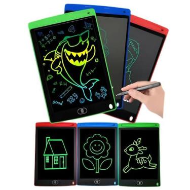 Imagem de Lousa Mágica 10 Polegadas Infantil Digital Colorido Lcd Tablet 10 - M&