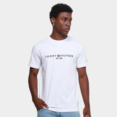 Imagem de Camiseta Tommy Hilfiger IM Core Masculina, Branco, P