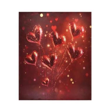 Imagem de Blueangle Cobertor de fogos de artifício dos namorados super macio e quente, 127 x 152 cm, leve para todas as estações, cobertor aconchegante para cama, sofá, sofá, fácil de cuidar (85)