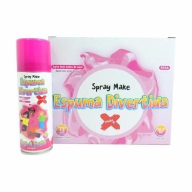 Imagem de Espuminha 150ML Espuma Divertida Rosa Caixa com 12 - Make+
