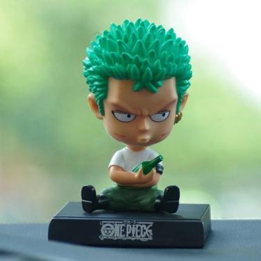 Imagem de Figura de anime Luffy Zoro para decoração de carro ZKTSRY One Piece