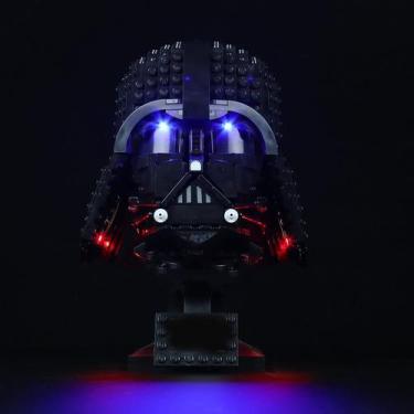 Imagem de Kit de luz LED para capacete Lego 75304 Darth Vader (somente luzes) - 