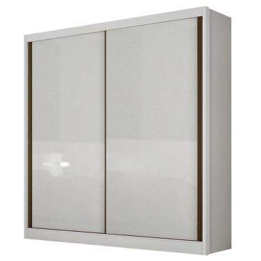 Imagem de Guarda Roupa Solteiro Toledo 2 Portas 3 Gavetas Neve Com Nicho - Novo Horizonte