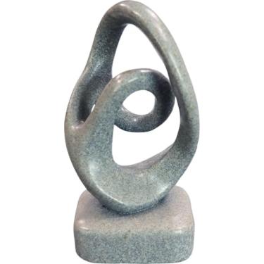 Imagem de LAIKEARTS Escultura decorativa de fita moderna abstrata, esculturas de nó, decoração de casa, estátuas de mesa de café, decoração de mesa de sala de estar de jantar, decoração de prateleira (cor