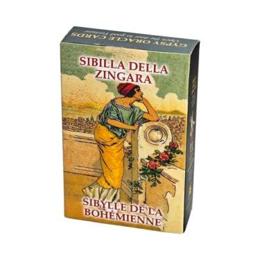 Imagem de Baralho De Oráculo Cigano Espanhol-Inglês 52 Cartas Em Cartolina Dupla