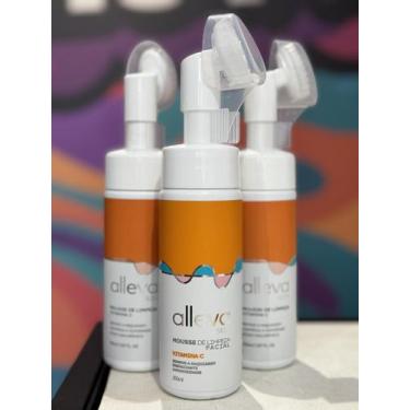 Imagem de Mousse de Limpeza Facial Alleva Skin Vitamina C com Ácido Hialurônico