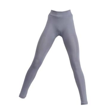 Imagem de menolana Calça Legging para Boneca 1/6, Roupa Esportiva Casual para Figuras de ação de 12 Polegadas, Ideal para Cosplay, Treino e Ioga, Cinza
