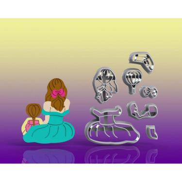 Imagem de Cortador Mãe E Filha Dia Da Mães Tamanho 7Cm