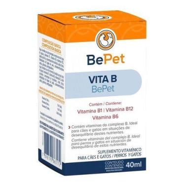 Imagem de Vita B Suplemento Vitamínico - B1 B12 B6 - Bepet - 40ml