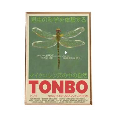 Imagem de Pôster Vintage De Gato-Tigre Com Música Em Tela, Arte Retrô De Toca-Di