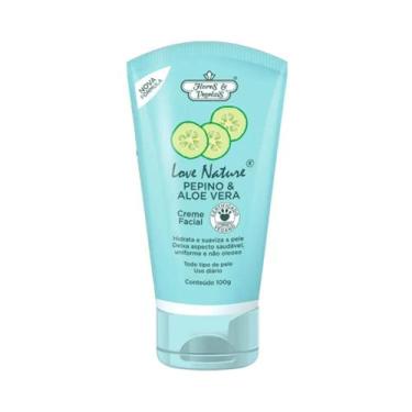 Imagem de Creme Facial de Pepino Flores & Vegetais 100g - FLORES&VEG