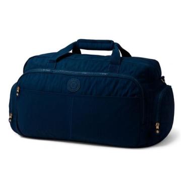 Imagem de Bolsa Mala Para Academia E Viagem Com 5 Bolsos Ajustável - Sforte, Azu