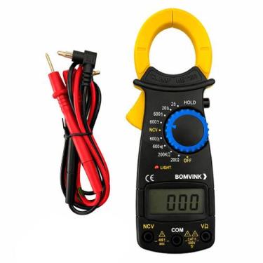 Imagem de Alicate Amperímetro Digital Compacto para Manutenção e Testes Elétrico