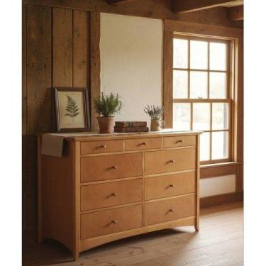 Imagem de Cômoda Mariante 2,00 x 55 x 1,10 - (09 Gavetas)- Madeira Maciça - Móve