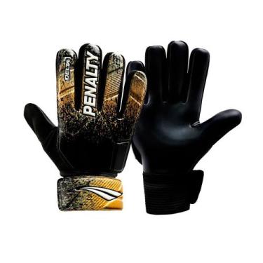 Imagem de Luva Infantil Penalty Delta 1 X-Grip Preto/Dourado, Preto, Dourado, G