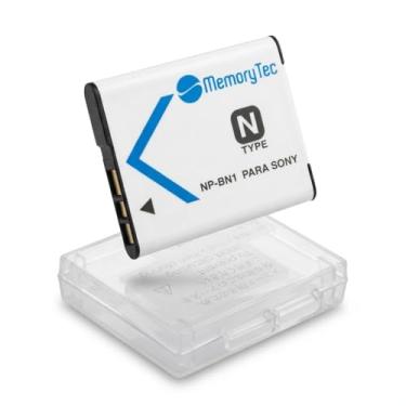Imagem de Bateria NP-BN1 MemoryTec Compatível com Sony W800 W810 W830 WX80 TX100V QX10 TX30 W570 WX70 TX200V W580 W530 WX50 TX66 T110 TF1 WX100 W620 e Mais