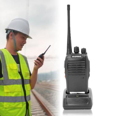 Imagem de Rádio Comunicador Walkie Talkie Profissional 16 Canais UHF Kit AGold c