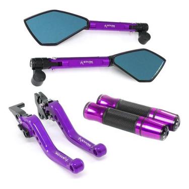 Imagem de Manete Manopla Retrovisor Z250sl Z125 Ninja 250 300 Versys - Stark Rac