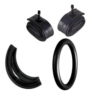 Imagem de Kit 02 Camara Ar Dianteira Traseira Biz 100 Biz 110 Biz 125 - Generic