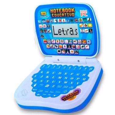 Imagem de Laptop Notebook Infantil Educativo Menino Menina Estudo Bilingue Inglê
