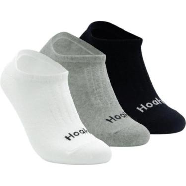 Imagem de Meia Kit 3 Pares Masculina Casual Básica Em Algodão Cano Soquete Atoal