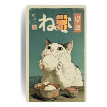Imagem de Película de Proteção Adesiva Para Cartão Personalizado Arte Japonesa V