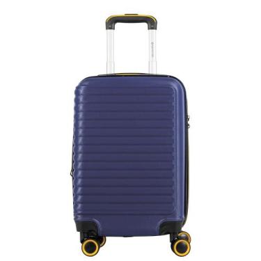 Imagem de Mala De Viagem Bordo Racer Cadeado TSA Rodas 360 Sestini, Azul marinho