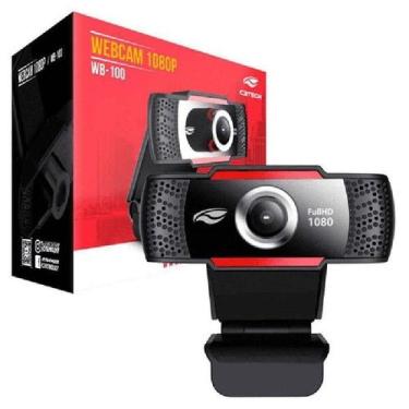 Imagem de Web Cam C3Tech Full Hd 1080P Wb-100Bk Preto.