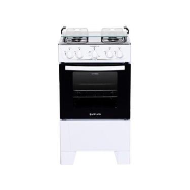 Imagem de Fogão Atlas 4 Bocas Mesa de Inox Coliseum Plus Branco, Preto, Não util