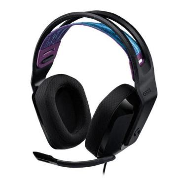 Imagem de Fone headset gamer g335 3.5mm logitech preto 981-000977