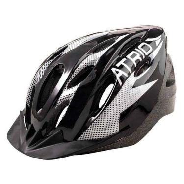 Imagem de Capacete Ciclismo Bike Mtb Atrio Tamanho M Preto Bi158, Preto e Branco