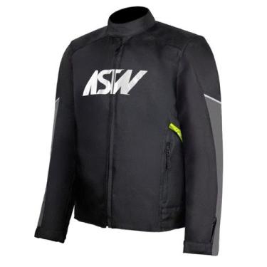Imagem de Jaqueta Motociclista ASW Legion Masculina Preto Moto, Preto, 4XL - 5G