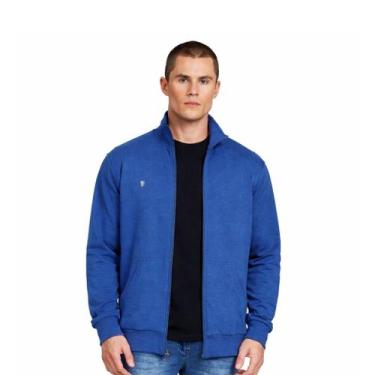 Imagem de Jaqueta Masculina de Moletinho Sporting Paco Jeans, Azul marinho, GG